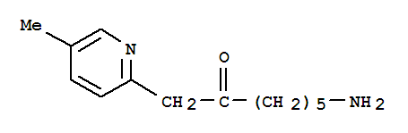 (8ci)-7-氨基-1-(5-甲基-2-吡啶)-2-庚酮结构式_802283-55-2结构式