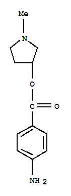 (8ci)-1-甲基-,p-氨基苯甲酸(酯)3-吡咯烷醇结构式_802324-32-9结构式