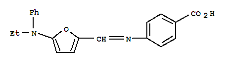 (8ci)-p-[[5-(n-乙基苯胺)糠基]氨基]-苯甲酸结构式_802329-59-5结构式