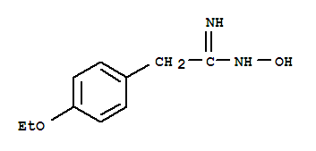 2-(4-乙氧基苯基)-N-羟基乙脒结构式_802542-07-0结构式