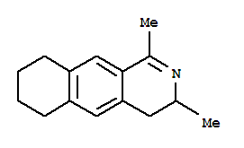 (8ci)-3,4,6,7,8,9-六氢-1,3-二甲基-苯[g]异喹啉结构式_802548-05-6结构式