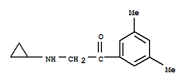 (8ci)-2-(环丙基氨基)-3,5-二甲基-苯乙酮结构式_802553-18-0结构式