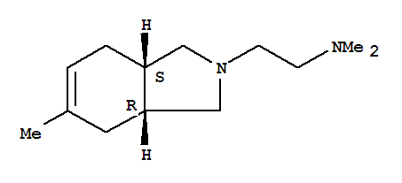 (8ci)-2-[2-(二甲基氨基)乙基]-3a,4,7,7a-四氢-5-甲基-异吲哚啉结构式_802558-98-1结构式