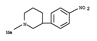 Piperidine, 1-methyl-3-(p-nitrophenyl)-(8ci)Structure,802580-62-7Structure Piperidine, 1-methyl-3-(p-nitrophenyl)-(8ci) Structure,802580-62-7Structure