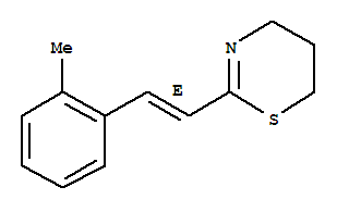 (e)-(8ci)-5,6-二氢-2-(o-甲基苯乙烯)-4H-1,3-噻嗪结构式_802604-04-2结构式