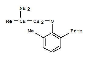 (8ci)-1-甲基-2-[(6-丙基-邻甲苯)氧基]-乙胺结构式_802608-96-4结构式