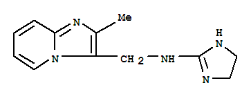 (8ci)-3-[(2-咪唑in-2-基氨基)甲基]-2-甲基-咪唑并[1,2-a]吡啶结构式_802621-21-2结构式