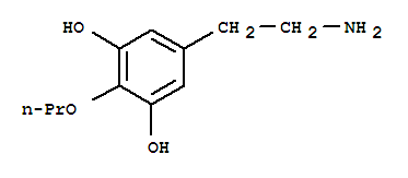 (8ci)-5-(2-氨基乙基)-2-丙氧基邻苯二酚结构式_802862-53-9结构式