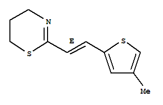 (e)-(8ci)-5,6-二氢-2-[2-(4-甲基-2-噻吩)乙烯基]-4H-1,3-噻嗪结构式_802884-55-5结构式