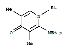 (8ci)-2-(二乙基氨基)-1-乙基-3,5-二甲基-4(1H)-吡啶酮结构式_802888-76-2结构式