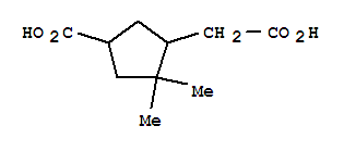 (5ci)-4-羧基-2,2-二甲基-环戊烷乙酸结构式_802917-76-6结构式