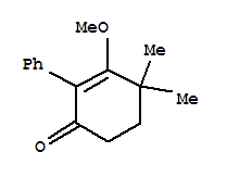 (5ci)-3-甲氧基-4,4-二甲基-2-苯基-2-环己烯-1-酮结构式_802984-58-3结构式