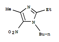 (8ci)-1-丁基-2-乙基-4-甲基-5-硝基-咪唑结构式_803612-60-4结构式