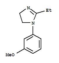 (8ci)-2-乙基-1-(m-甲氧基苯基)-2-咪唑啉结构式_803612-99-9结构式