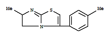 (8ci)-5,6-二氢-6-甲基-3-对甲苯-咪唑并[2,1-b]噻唑结构式_803626-65-5结构式