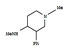 4-Piperidinamine,n,1-dimethyl-3-phenyl-(9ci) Structure