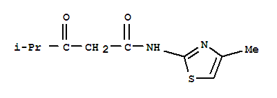 (9ci)-4-甲基-n-(4-甲基-2-噻唑)-3-氧代-戊酰胺结构式_803724-69-8结构式