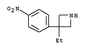 (9ci)-3-乙基-3-(4-硝基苯基)-氮杂丁烷结构式_804435-90-3结构式