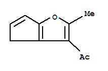 (9ci)-1-(2-甲基-4H-环戊并[b]呋喃-3-基)-乙酮结构式_80486-04-0结构式
