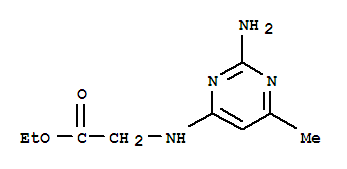 (9ci)-n-(2-氨基-6-甲基-4-嘧啶)-甘氨酸乙酯结构式_805184-69-4结构式