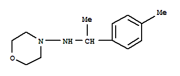 (9ci)-n-[1-(4-甲基苯基)乙基]-4-吗啉结构式_805192-74-9结构式