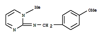 (9ci)-4-甲氧基-n-(1-甲基-2(1h)-嘧啶)-苯甲胺结构式_805196-35-4结构式