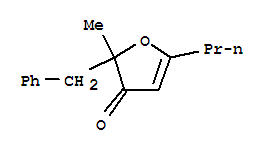 (9ci)-2-甲基-2-(苯基甲基)-5-丙基-3(2H)-呋喃酮结构式_805232-76-2结构式