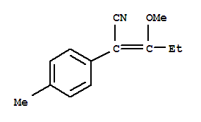 (9ci)-alpha-(1-甲氧基亚丙基)-4-甲基-苯乙腈结构式_805235-79-4结构式
