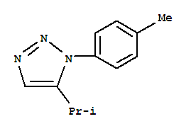 (9ci)-5-(1-甲基乙基)-1-(4-甲基苯基)-1H-1,2,3-噻唑结构式_805315-46-2结构式 (9ci)-5-(1-甲基乙基)-1-(4-甲基苯基)-1H-1,2,3-噻唑结构式_805315-46-2结构式