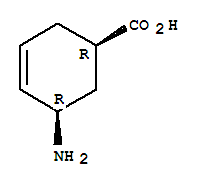 (1r,5r)-rel-(9ci)-5-氨基-3-环己烯-1-羧酸结构式_80573-72-4结构式