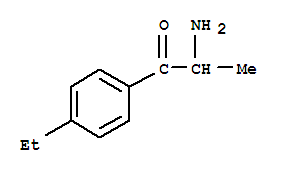 1-Propanone, 2-amino-1-(4-ethylphenyl)- Structure