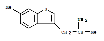 (9ci)-alpha,6-二甲基-苯并[b]噻吩-3-乙胺结构式_805956-79-0结构式