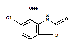 (9ci)-5-氯-4-甲氧基-2(3H)-苯并噻唑酮结构式_80689-17-4结构式