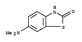(9ci)-6-(二甲基氨基)-2(3H)-苯并噻唑酮结构式_80689-22-1结构式