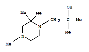 (9ci)-alpha,alpha,2,2,4-五甲基-1-哌嗪乙醇结构式_807265-87-8结构式
