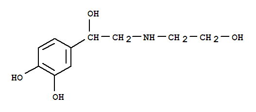 (9ci)-4-[1-羟基-2-[(2-羟基乙基)氨基]乙基]-1,2-苯二醇结构式_807284-07-7结构式
