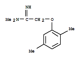 (9ci)-2-(2,5-二甲基苯氧基)-N,N-二甲基-乙脒结构式_807328-18-3结构式
