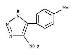 (9ci)-4-(4-甲基苯基)-5-硝基-1H-1,2,3-噻唑结构式_807345-86-4结构式