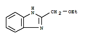 (9ci)-2-(乙氧基甲基)-1H-苯并咪唑结构式_80761-36-0结构式
