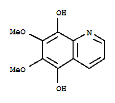 5,8-Quinolinediol, 6,7-dimethoxy-(4ci)Structure,807628-59-7Structure 5,8-Quinolinediol, 6,7-dimethoxy-(4ci) Structure,807628-59-7Structure
