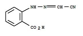 (9ci)-2-[(氰基亚甲基)肼基]-苯甲酸结构式_80773-37-1结构式