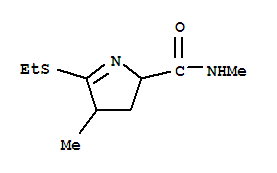 (9ci)-5-(乙基硫代)-3,4-二氢-n,4-二甲基-2H-吡咯-2-羧酰胺结构式_808148-43-8结构式