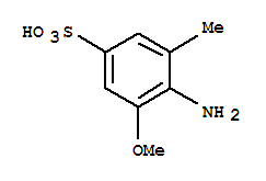 4-氨基-5-甲氧基-M-甲苯磺酸结构式_808769-56-4结构式