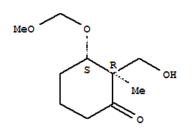 (2r,3s)-(9ci)-2-(羟基甲基)-3-(甲氧基甲氧基)-2-甲基-环己酮结构式_810682-25-8结构式