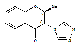 (2r,3r)-rel-(9ci)-2,3-二氢-2-甲基-3-(4h-1,2,4-噻唑-4-基)-4H-1-苯并吡喃-4-酮结构式_810692-82-1结构式