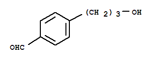 4-(3-羟基丙基)苯甲醛结构式_81121-62-2结构式