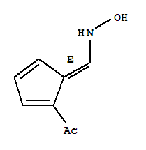 (e)-(9ci)-1-[5-[(羟基氨基)亚甲基]-1,3-环戊二烯-1-基]-乙酮结构式_81158-09-0结构式