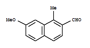 (9ci)-7-甲氧基-1-甲基-2-萘羧醛结构式_812690-19-0结构式