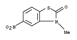 (9ci)-3-甲基-5-硝基-2(3H)-苯并噻唑酮结构式_813424-06-5结构式