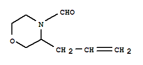 4-Morpholinecarboxaldehyde, 3-(2-propenyl)-(9ci)Structure,813433-69-1Structure 4-Morpholinecarboxaldehyde, 3-(2-propenyl)-(9ci) Structure,813433-69-1Structure